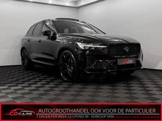Volvo XC60 2.0 T6 Plug-in hybrid AWD Ultra Black Edition Luchtvering, Pano, 360 Camera, Leder, Head-up display, Bowers&wilkins, Memory, Elektrische achterklep