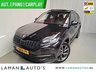 Skoda Kodiaq 1.5 TSI Sportline Business Skoda Kodiaq 1.5 TSI 150pk DSG Sportline Business Aut. | Pano Open Dak Virtual Leder/Alcantara CarPlay Canton 20" Vega LMV ECC Navi LED ACC Camera Trekhaak Side Assist Metallic | Voorschoten