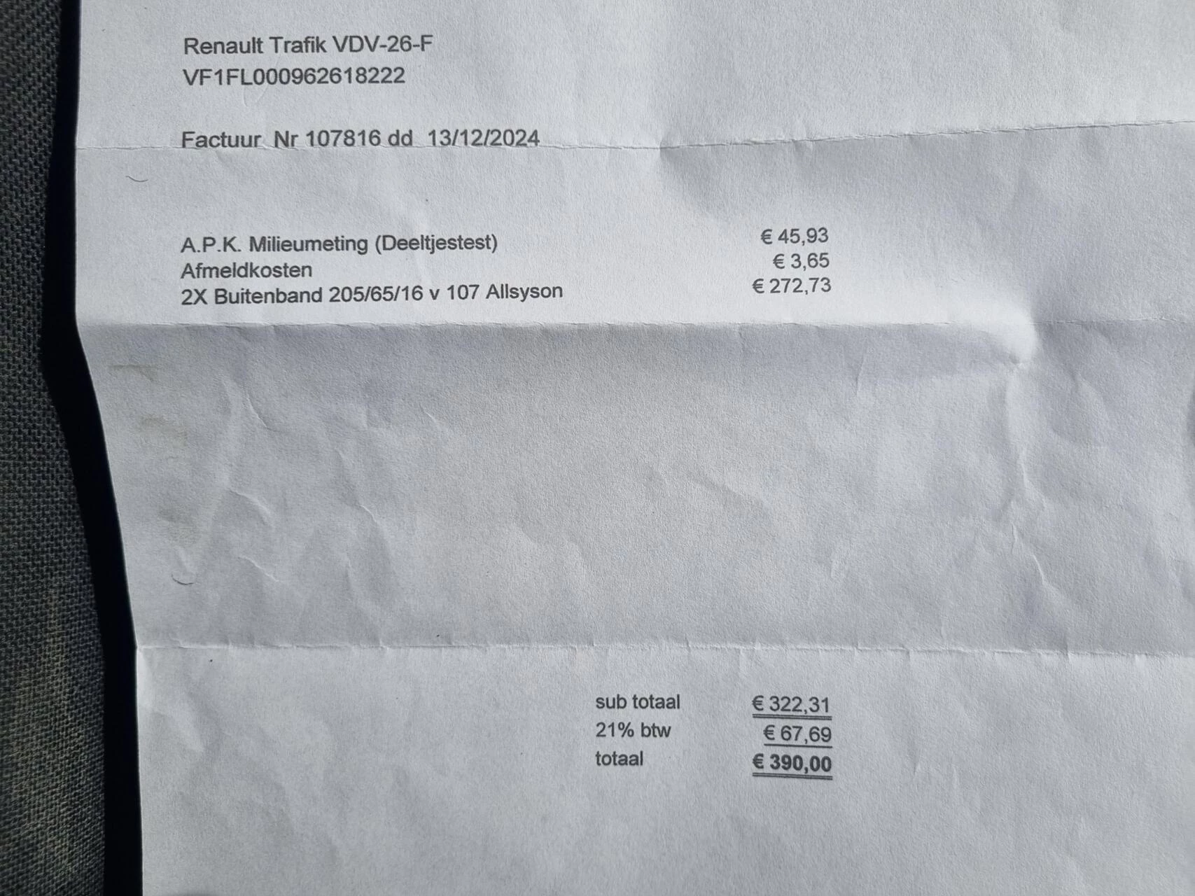 Hoofdafbeelding Renault Trafic