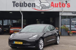 Hoofdafbeelding Tesla Model 3 Tesla Model 3 Standard RWD Plus 60 kWh SOH 85%, Autopilot, 360 Camera, Lederen bekleding, Panoramadak
