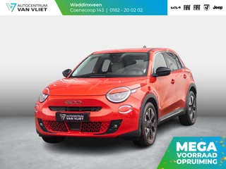 Hoofdafbeelding Fiat 600e Fiat 600e La Prima 54 kWh | 17% Bijtelling | Carplay | Elek. Stoel | Stoelverwarming | Keyless | LED | Clima