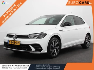 Volkswagen Polo 1.0 TSI R-Line DSG Navigatie App Connect Climate Control DAB LED Parkeer sensoren Cruise control adaptive Lichtmetalen velgen