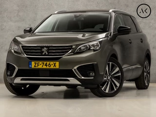 Peugeot 5008 1.2 PureTech Deluxe Automaat (PANORAMADAK, APPLE CARPLAY, GROOT NAVI, 360 CAMERA, FOCAL AUDIO, ADAPTIVE CRUISE, SPORTSTOELEN, SFEERVERLICHTING, GETINT GLAS, NIEUWSTAAT)