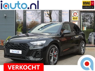Audi Q5 50 TFSI e S-Line Optiek Matrix LED/Luchtvering/Keyless/Leder/Camera/MMI+/Virtual Cockpit/ACC/Headup/19"