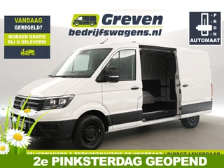 Volkswagen Crafter 30 2.0 TDI L3H2 177PK 3000KG Trekgew. Automaat DSG Airco Cruise Carplay 2xSchuifdeur Navi 3 Persoons Trekhaak