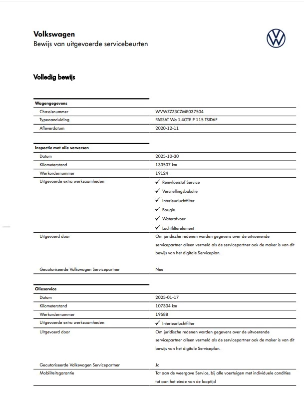 Hoofdafbeelding Volkswagen Passat