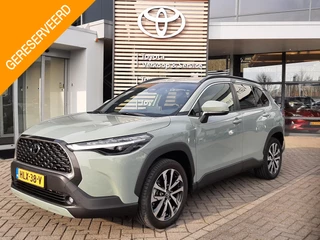 Toyota Corolla Cross 1.8 Hybrid 140 Style TREKHAAK STOEL/STUURVERW HALF-LEDER NAVI APPLE/ANDROID AUTO-ACHTERKLEP AD-CRUISE 18"LM-VELGEN