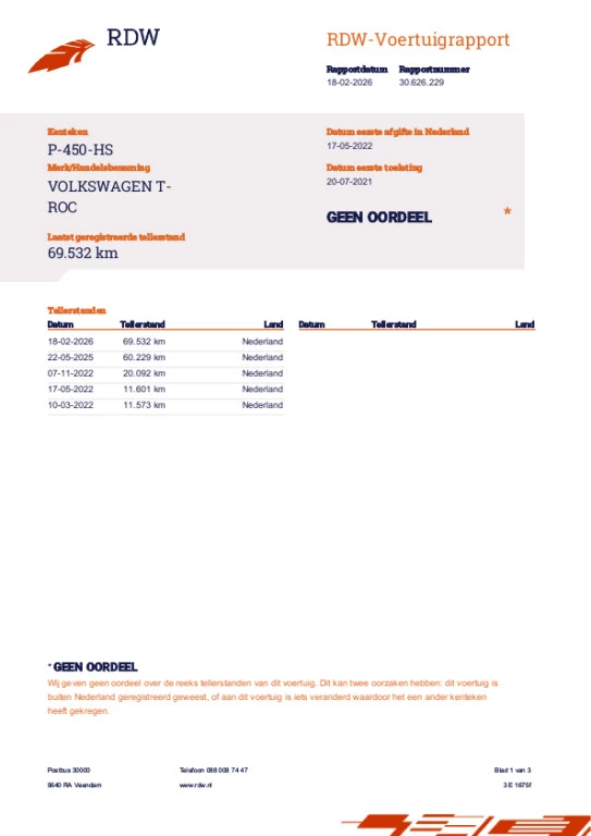 Hoofdafbeelding Volkswagen T-Roc