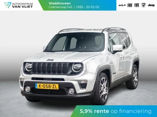 Hoofdafbeelding Jeep Renegade Jeep Renegade 1.3T DDCT S Automaat | Adapt. Cruise | Navi | 19" | Trekhaak | Leder | Winter Pack | Camera | BSM