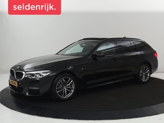 BMW 5-serie 520i M Sport | Panoramadak | Stoelventilatie |  Head-Up | 360 Camera | Leder | Adaptief LED | Memory | Carplay | Sfeerverlichting | Achterbankverwarming | Navigatie | Stuurverwarming