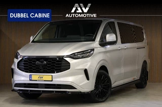 Ford Transit Custom 320 2.0 TDCI 150 PK L2H1 DC LIMITED | L+R Schuifdeur | Dubbel Cabine | Camera | CarPlay | Lane Assist | PDC V+A | Glaslook panelen Raptor Edition | NL Auto | 5-Zitter | Verlengde fabrieksgarantie tot 12-2029
