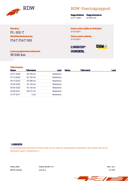 Hoofdafbeelding Fiat 500