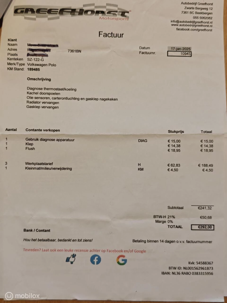 Hoofdafbeelding Volkswagen Polo