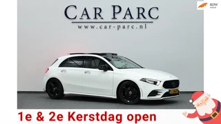 Mercedes-Benz A-klasse 200 / 45 AMG LED/VIRTUAL/SFEER/PANO/HALF LEDER+S.VERWARMING/LMV/360 CAM/LINE/ACC/ECC/12 MDN GARANTIE!