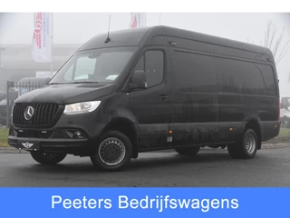 Hoofdafbeelding Mercedes-Benz Sprinter Mercedes-Benz Sprinter 519 V6 3.0 CDI L3H2 Black Edition Camera, Carplay, 190pk, 3500kg Trekhaak, N1 Registratie, Automaat, Multimedia, Leder, Uniek!