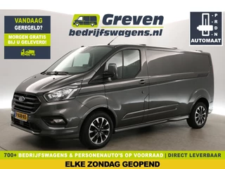 Ford Transit Custom 310 2.0 TDCI L2H1 Sport | MARGE! | 170PK Automaat Airco Camera Carplay Cruise Navi PDC LED 3 Persoons 17''LMV