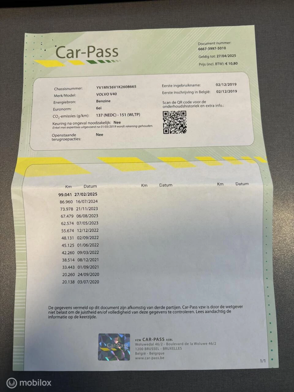 Hoofdafbeelding Volvo V40