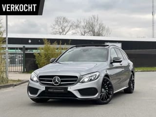 Mercedes C-klasse Estate 400 4MATIC AMG Panoramadak|Burmester®|Head-Up|Keyless-Go|Luchtvering|Ventilatie stoelen