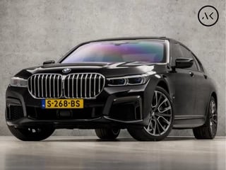 BMW 7 Serie 740d xDrive High Executive M Sport 351Pk automaat (SCHUIFDAK, APPLE CARPLAY, BMW PREMIUM GARANTIE, ALARM KLASSE 5, LUCHTVERING, COMFORTSTOELEN MET MASSAGE, DISPLAY KEY, SFEERVERLICHTING, SOFTCLOSE, LASER LED, HEAD-UP DISPLAY, 