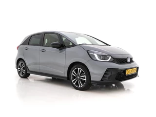Hoofdafbeelding Honda Jazz Honda Jazz 1.5 e:HEV Hybrid CVT Advance Sport Aut.* FULL-LED | LEATHER-MICROFIBRE | HEATED-SEATS | DAB | CAMERA |  LANE-ASSIST | ADAPT.CRUISE | DIGI-COCKPIT | CARPLAY | SHIFT-PADDLES | KEYLESS | COMFORT-SEATS | NAVI-FULLMAP | PDC | 16"AL