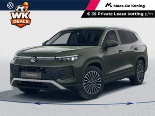 Volkswagen Tayron Life Edition 1.5 eHybrid 204 PK 6 versn. DSG · Comfort pakket · Trekhaak inklapbaar, met elektrische ontgrendeling, incl. aanhangermanoeuvreerhulp Trailer Assist · Voorraad OUTLET · Prijs is inclusief inruilpremie ·