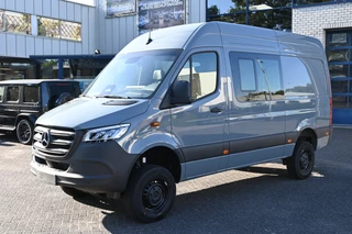 Mercedes-Benz Sprinter 319 CDI 4x4 L2H2 Pro Distronic, PTO, Draaistoelen, LED, Leder
