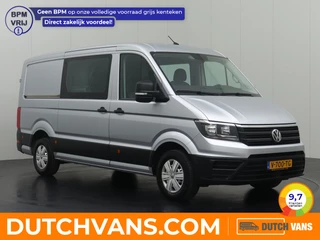 Volkswagen Crafter 2.0TDI 140PK L3H2 Dubbele Cabine | 7-Persoons | Airco | Cruise | Leder | Trekhaak