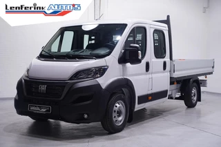 Fiat Ducato 2.2 Mjet 140 pk Dubbel Cabine 7p Pick Up / Open Laadbak Airco, Cruise Control, LxBxH 330x202x40 cm, Nieuw