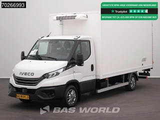 Iveco Daily 35S18 BPM VRIJ! 3.0L Laadklep Koelwagen Vriezer Thermoking V-200 MAX 220V stekker -18 LED Navi Airco ACC Koel Koeler Kühler Kühlwagen Kühlkoffer Vries Frigo Bakwagen Airco