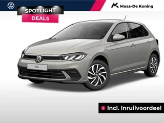 Volkswagen Polo Life Edition 1.0 TSI 95 pk 5 versn. Hand · Airconditioning automatisch, 2-zone (climatronic) · Incl. inruilvoordeel