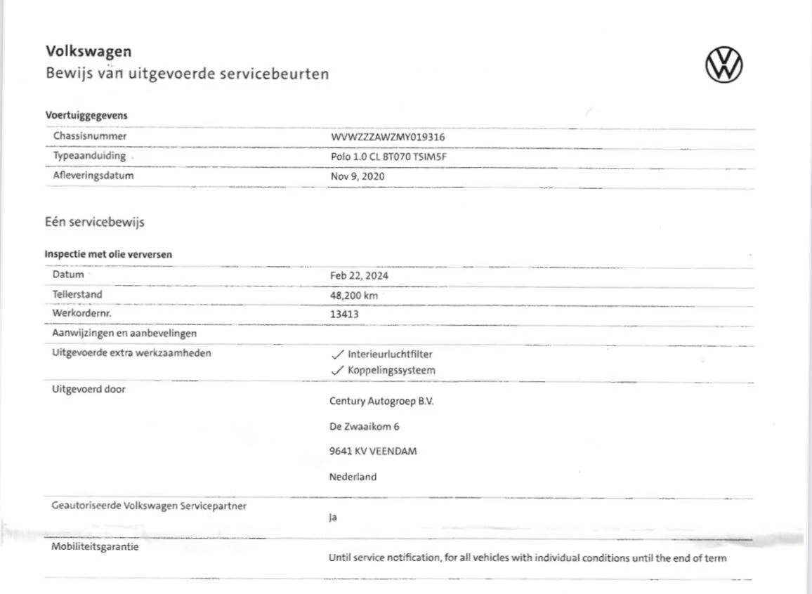 Hoofdafbeelding Volkswagen Polo