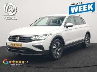 Volkswagen Tiguan 1.4 TSI eHybrid Life Plug In Hybrid 245pk Dealer O.H. PHEV | Trekhaak Af Fabriek | Adaptive Cruise | IQ Light | Camera | Stoelen & Stuur Verwarmd | Apple Carplay | Blis | Navigatie | DAB |