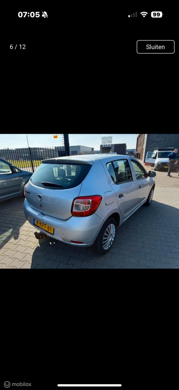 Hoofdafbeelding Dacia Sandero