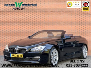 Hoofdafbeelding BMW 6 Serie BMW 6 Serie Cabrio 640i High Executive | 320 PK! | Head-Up Display | Softclose | Xenon | 20" Lichtmetaal | Camera | Lederen Bekleding