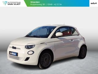 Hoofdafbeelding Fiat 500e Fiat 500e Icon 42 kWh | SEPP Subsidie € 2.000,- beschikbaar | Keyless | Navi | Carplay | 16''LM | PDC |