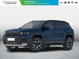 Jeep Compass First Edition 74 kWh | Adapt. Cruise | Camera | Carplay | 20" | Elektr. A-Klep | Navi | Winter Pack | Schuif/Kanteldak | Premium Pack | Conv. Pack | Warmtepomp