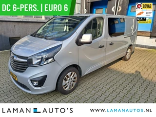 Opel Vivaro 1.6 CDTI 125pk L2H1 DC 6-pers. Innovation Executive | Dubbele Cabine Euro 6 CarPlay ECC Navi 2x Schuifdeur Metallic 17" LMV Camera Cruise Trekhaak Lengte 2 | Voorschoten