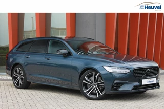 Volvo V90 T8 AWD R-Design | Panoramadak | Stoelverwarming | Pilot Assist | 360° Camera | BLIS | Leder | Glossy Black | Full Options