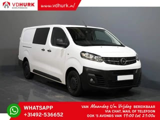 Opel Vivaro 2.0 CDTI 125 pk Aut. DC Dubbel Cabine DEMO Carplay/ Cruise/ PDC/ Navi/ Camera/ Airco/ Trekhaak