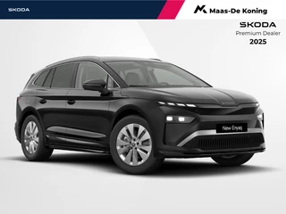 Hoofdafbeelding Škoda Enyaq iV Škoda Enyaq iv Business Edition Elektromotor 210 kW / 286 PK SUV |  Elektrisch inklapbare trekhaak |  Achterbumper en dorpels in carosseriekleur |
