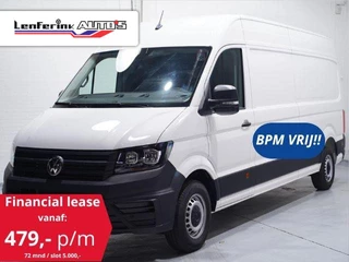 Hoofdafbeelding Volkswagen Crafter Volkswagen Crafter 2.0 TDI 140 pk L4H3 DSG Automaat Airco, PDC V+A Cruise Control, Bluetooth, 3-Zits, Nieuw