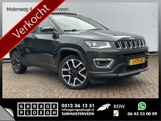 Hoofdafbeelding Jeep Compass Jeep Compass 1.3T Limited Automaat Pano.dak Trekhaak Leder Camera!