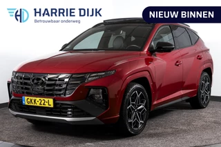 Hyundai Tucson 1.6 T-GDI PHEV N Line 4WD - Automaat | S\K-Panodak | Dig. Cockpit | Adapt. Cruise | Stoelverw. +Ventilatie | 360 Camera | Elek. Stoel | NAV + App. Connect | ECC | Elek. Klep | DAB | LM 19" |