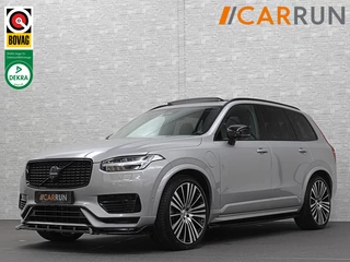 Volvo XC90 T8 455pk Long Range 7500km! AWD Plus Dark | Luchtvering | Panorama | 360 Camera | Trekhaak | Pilot-Assist | ACC | Leder | Memory | Harman-Kardon | BLIS | Sportstoelen | Stoelverwarming V+A | Suurverwarming | Keyless-Entry | Standkachel | Full-LED | Zonwering | Getint Glas | Black-Optic | Draadloos Laden | Carplay |