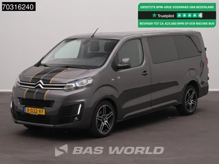 Citroën Jumpy 180pk Dubbel Cabine Automaat L3H1 LED Trekhaak Xenon Navi Airco Cruise Parkeersensoren v+a Velgen Euro6 L3 Long  DC Doka Mixto Airco Trekhaak Cruise control