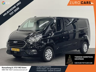 Ford Transit Custom 130pk L2H1 Limited Dubbele cabine Automaat  Navi Airco 2 Schuifdeuren Trekhaak PDC Carplay DAB