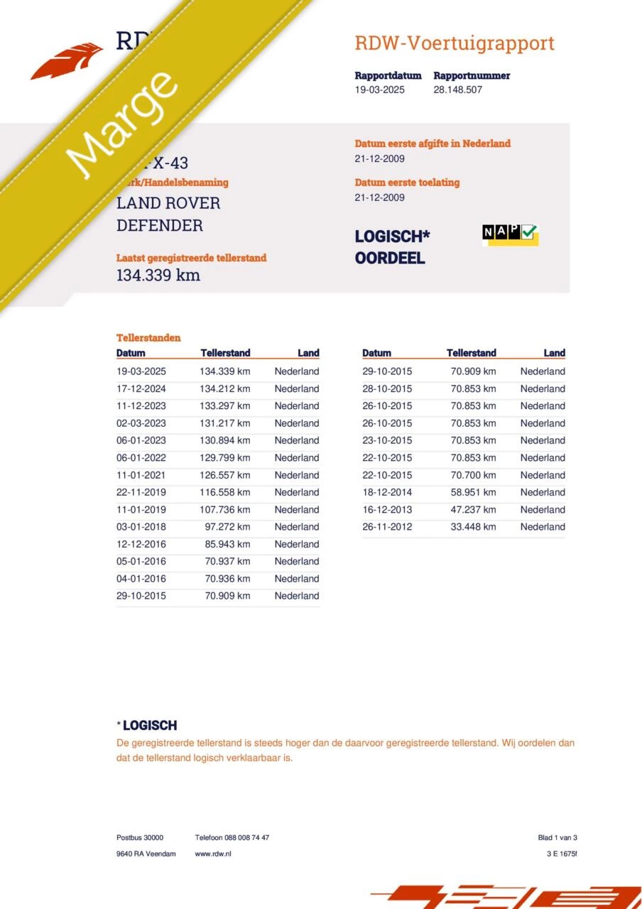 Hoofdafbeelding Land Rover Defender