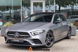 Mercedes A-Klasse A 180 AMG-Line 136pk 7G-DCT | Pano | LED | Camera | Stoelverwarming | Carplay | Cruise | Climate | Designo Matt