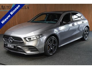Mercedes-Benz A-Klasse 250e AMG Line Navi Leder Wide screen PTS Stoelverwarming Ambient LM velgen EQ BTW auto!