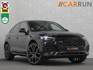 Audi Q5 Sportback 40 TFSI Benzine S-Line | ACC | Sfeerverlichting | Keyless-Entry | Matrix-LED | Virtual-Cockpit | Tour-Pakket | Black-Optic | Camera | Beker-Clima | 3-Zone Clima | Draadloos Laden | Zonwering | 6 mnd. BOVAG Garantie |